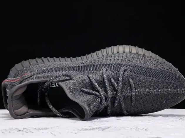 - Static Boost V2 Yeezy Black FU9007 350 (Reflective) Adidas 0518